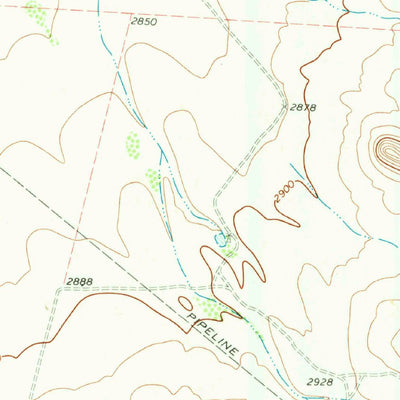 United States Geological Survey Panther Bluff, TX (1970, 24000-Scale) digital map