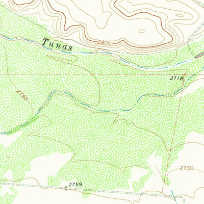 United States Geological Survey Panther Bluff, TX (1970, 24000-Scale) digital map