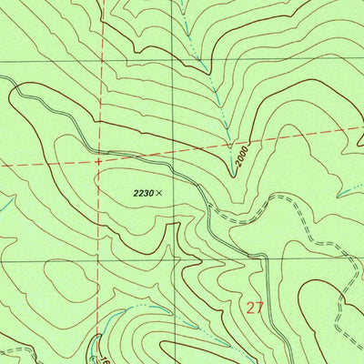 United States Geological Survey Panther Creek, CA (1982, 24000-Scale) digital map