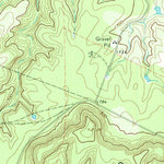 United States Geological Survey Panther Creek, TX (1967, 24000-Scale) digital map