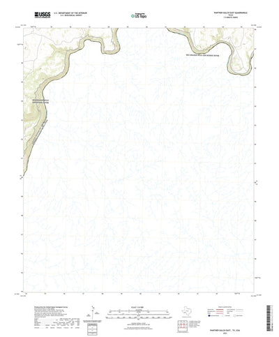 United States Geological Survey Panther Gulch East, TX (2022, 24000-Scale) digital map