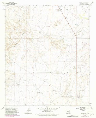 United States Geological Survey Panther Hill, NM (1962, 24000-Scale) digital map