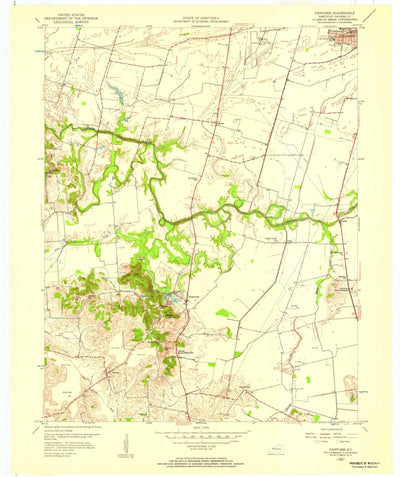 United States Geological Survey Panther, KY (1956, 24000-Scale) digital map