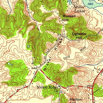 United States Geological Survey Panther, KY (1956, 24000-Scale) digital map