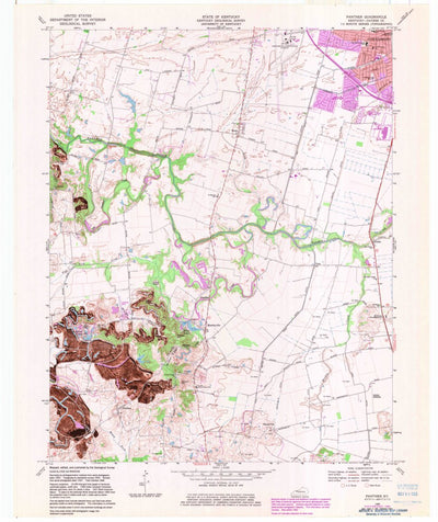 United States Geological Survey Panther, KY (1968, 24000-Scale) digital map