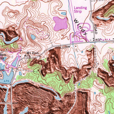 United States Geological Survey Panther, KY (1968, 24000-Scale) digital map