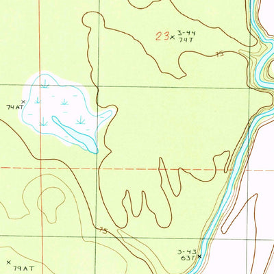 United States Geological Survey Panther Lake, LA (1987, 24000-Scale) digital map