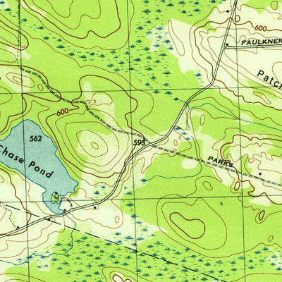 United States Geological Survey Panther Lake, NY (1943, 31680-Scale) digital map