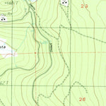 United States Geological Survey Panther Rock, CA (1986, 24000-Scale) digital map