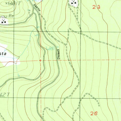 United States Geological Survey Panther Rock, CA (1986, 24000-Scale) digital map