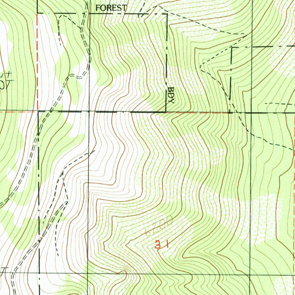Panther Rock, CA (1986, 24000-Scale) Map by United States Geological ...