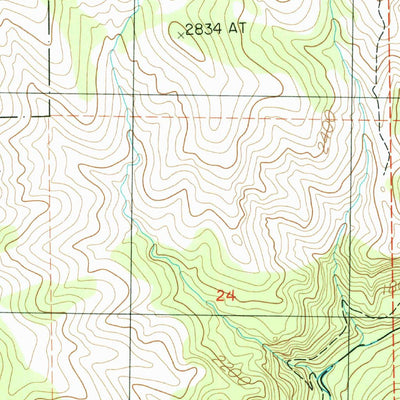 United States Geological Survey Panther Spring, CA (1986, 24000-Scale) digital map