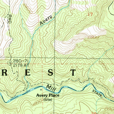 United States Geological Survey Panther Spring, CA (1986, 24000-Scale) digital map