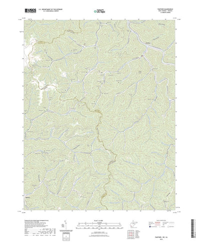 United States Geological Survey Panther, WV (2023, 24000-Scale) digital map