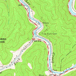 United States Geological Survey Panther, WV-VA (1963, 24000-Scale) digital map