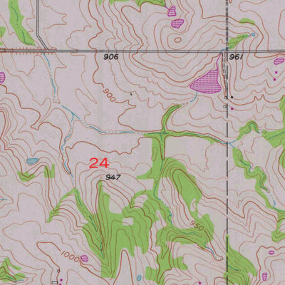 United States Geological Survey Paola East, KS (1956, 24000-Scale) digital map