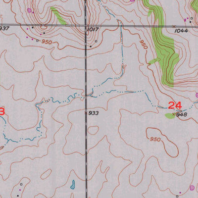 United States Geological Survey Paola West, KS (1957, 24000-Scale) digital map