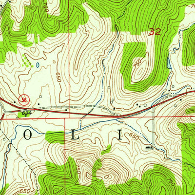 paoli experimental forest map