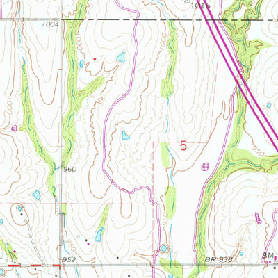 United States Geological Survey Paoli, OK (1965, 24000-Scale) digital map