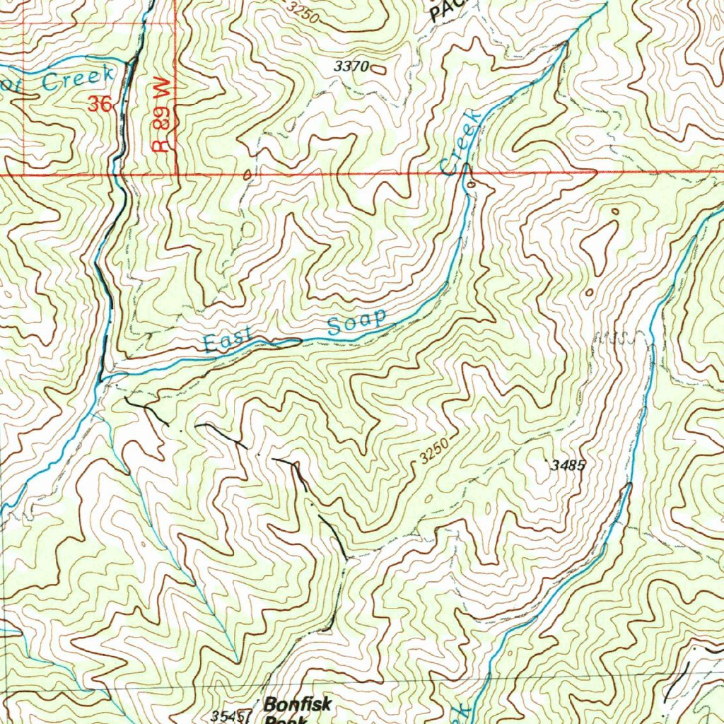 Paonia, CO (1983, 100000Scale) Map by United States Geological Survey