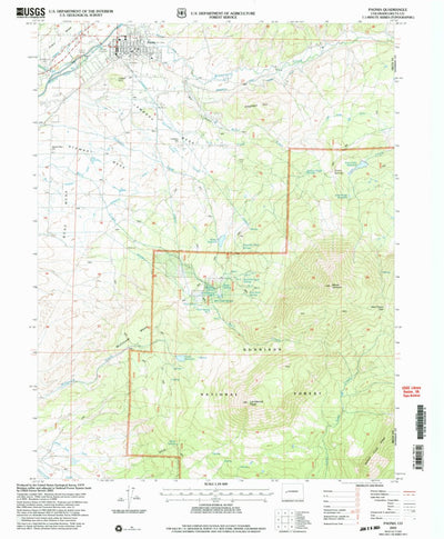 United States Geological Survey Paonia, CO (2001, 24000-Scale) digital map