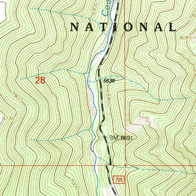 United States Geological Survey Paonia Reservoir, CO (2001, 24000-Scale) digital map