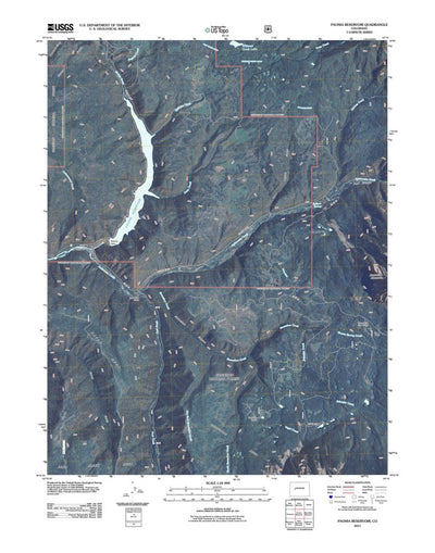 United States Geological Survey Paonia Reservoir, CO (2011, 24000-Scale) digital map