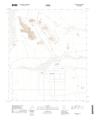 United States Geological Survey Papago Farms, AZ (2021, 24000-Scale) digital map