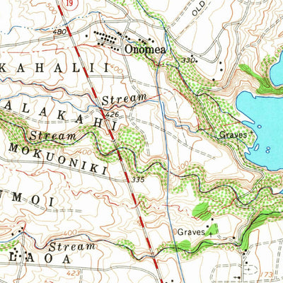 United States Geological Survey Papaikou, HI (1966, 24000-Scale) digital map