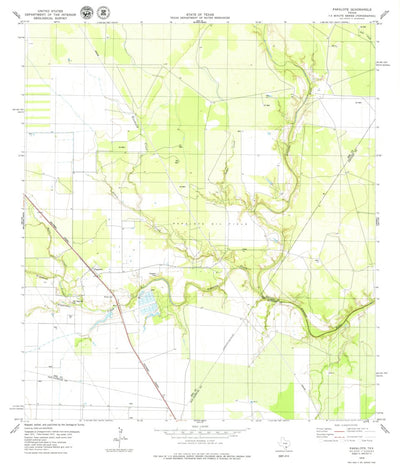 United States Geological Survey Papalote, TX (1979, 24000-Scale) digital map