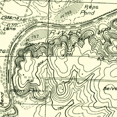 United States Geological Survey Papinville, MO (1934, 24000-Scale) digital map