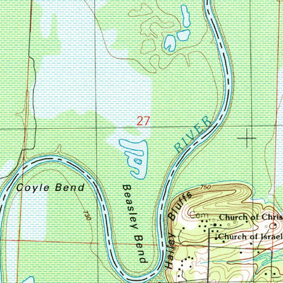 United States Geological Survey Papinville, MO (1991, 24000-Scale) digital map
