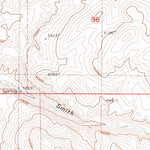 United States Geological Survey Papoose Canyon, NV (1985, 24000-Scale) digital map