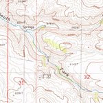 United States Geological Survey Papoose Canyon, NV (1985, 24000-Scale) digital map
