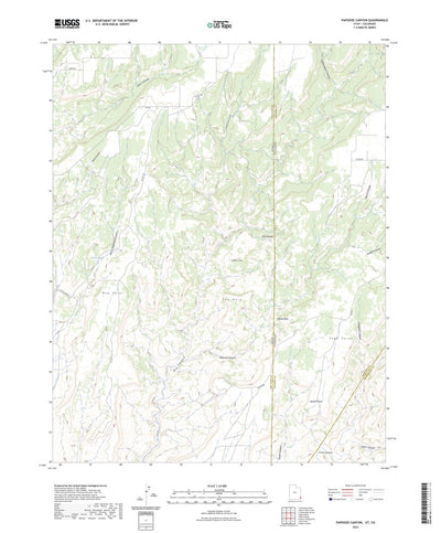 United States Geological Survey Papoose Canyon, UT (2023, 24000-Scale) digital map