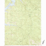 United States Geological Survey Papoose Creek, CA (1982, 24000-Scale) digital map