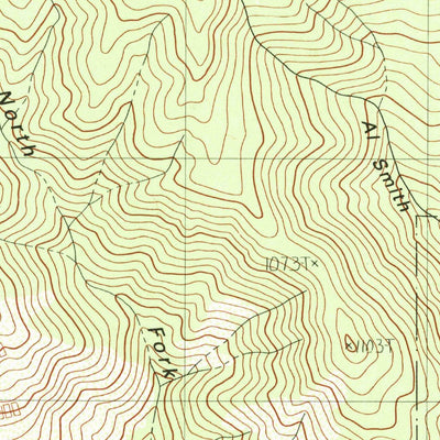 United States Geological Survey Papoose Creek, CA (1982, 24000-Scale) digital map
