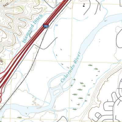 United States Geological Survey Parachute, CO (2022, 24000-Scale) digital map
