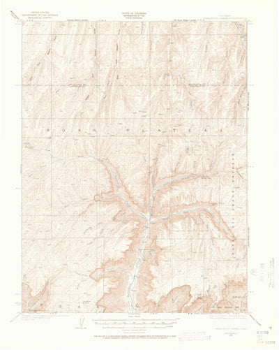 United States Geological Survey Parachute Creek, CO (1925, 62500-Scale) digital map