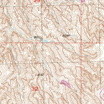 United States Geological Survey Parade NE, SD (1952, 24000-Scale) digital map
