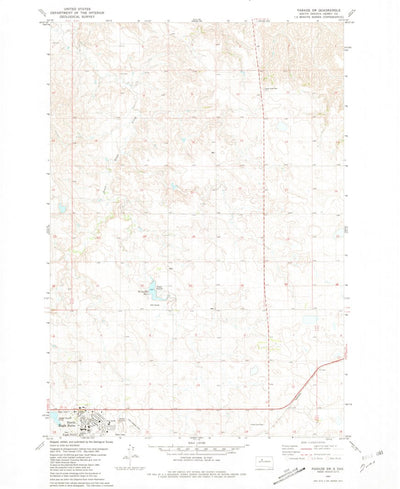 United States Geological Survey Parade SW, SD (1981, 24000-Scale) digital map