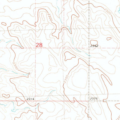 United States Geological Survey Parade SW, SD (1981, 24000-Scale) digital map