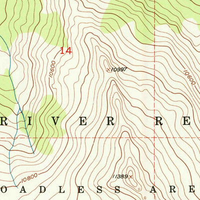 United States Geological Survey Paradise Basin, WY (1952, 24000-Scale) digital map