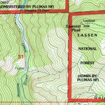 United States Geological Survey Paradise East, CA (1994, 24000-Scale) digital map