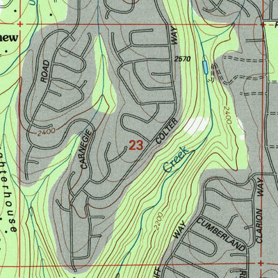United States Geological Survey Paradise East, CA (1994, 24000-Scale) digital map