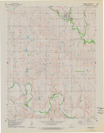 United States Geological Survey Paradise, KS (1978, 24000-Scale) digital map