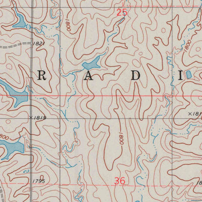 United States Geological Survey Paradise, KS (1978, 24000-Scale) digital map