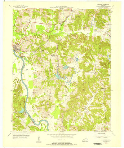 United States Geological Survey Paradise, KY (1954, 24000-Scale) digital map
