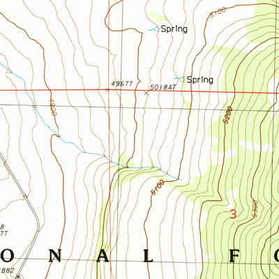 United States Geological Survey Paradise Mountain, OR (1988, 24000-Scale) digital map