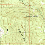 United States Geological Survey Paradise Mountain, OR (1988, 24000-Scale) digital map